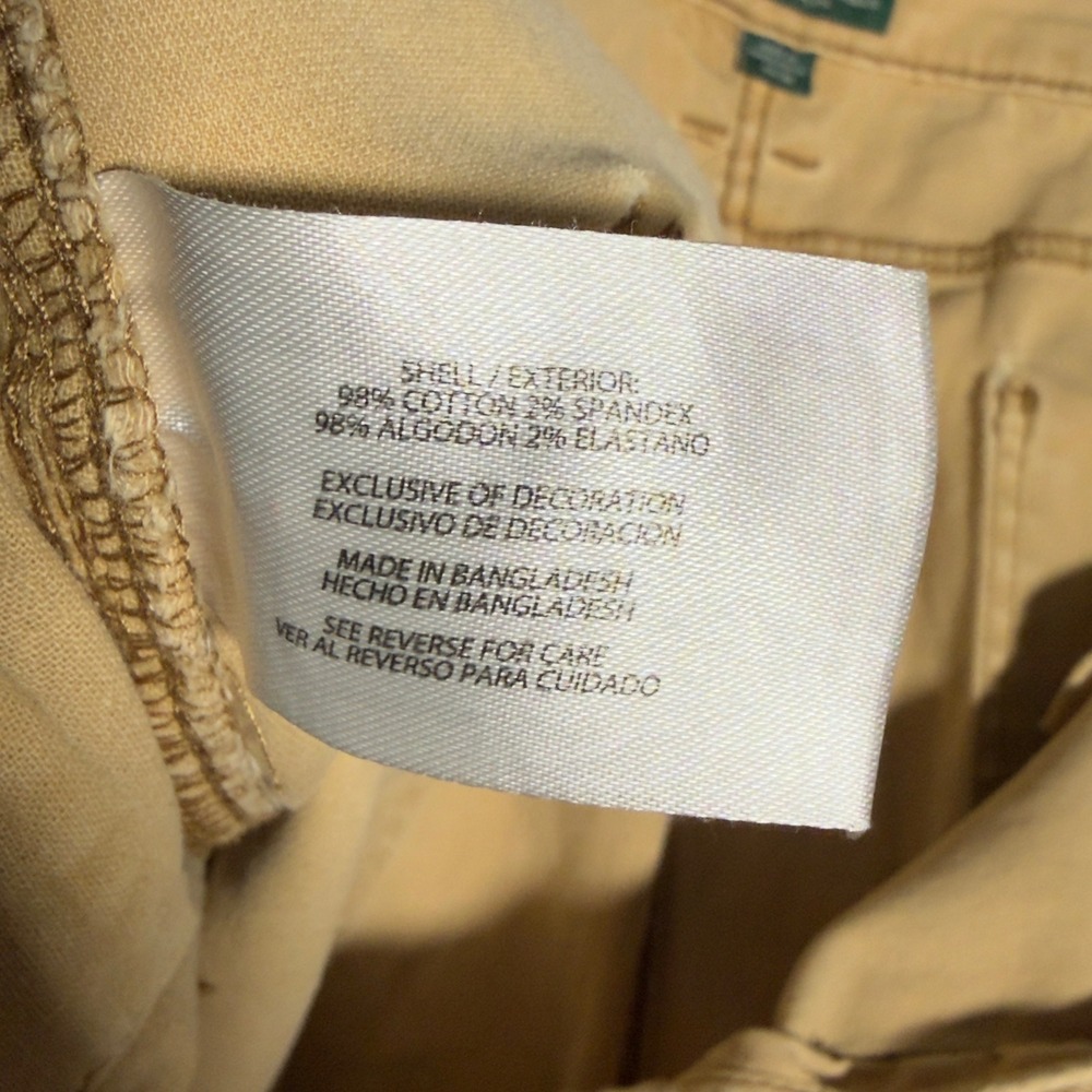 Woolrich Pants Mens 40x30 Tan Good Straight Leg Twill Workwear Outdoor Gorpcore - Picture 10 of 13